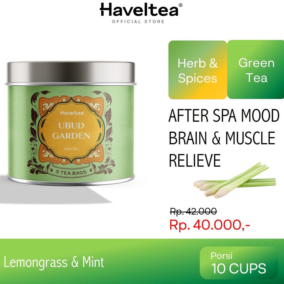 

✨11.11✨ UBUD GARDEN | Mini Tin | Haveltea | Teh Rempah | Teh Hijau Serai Mint