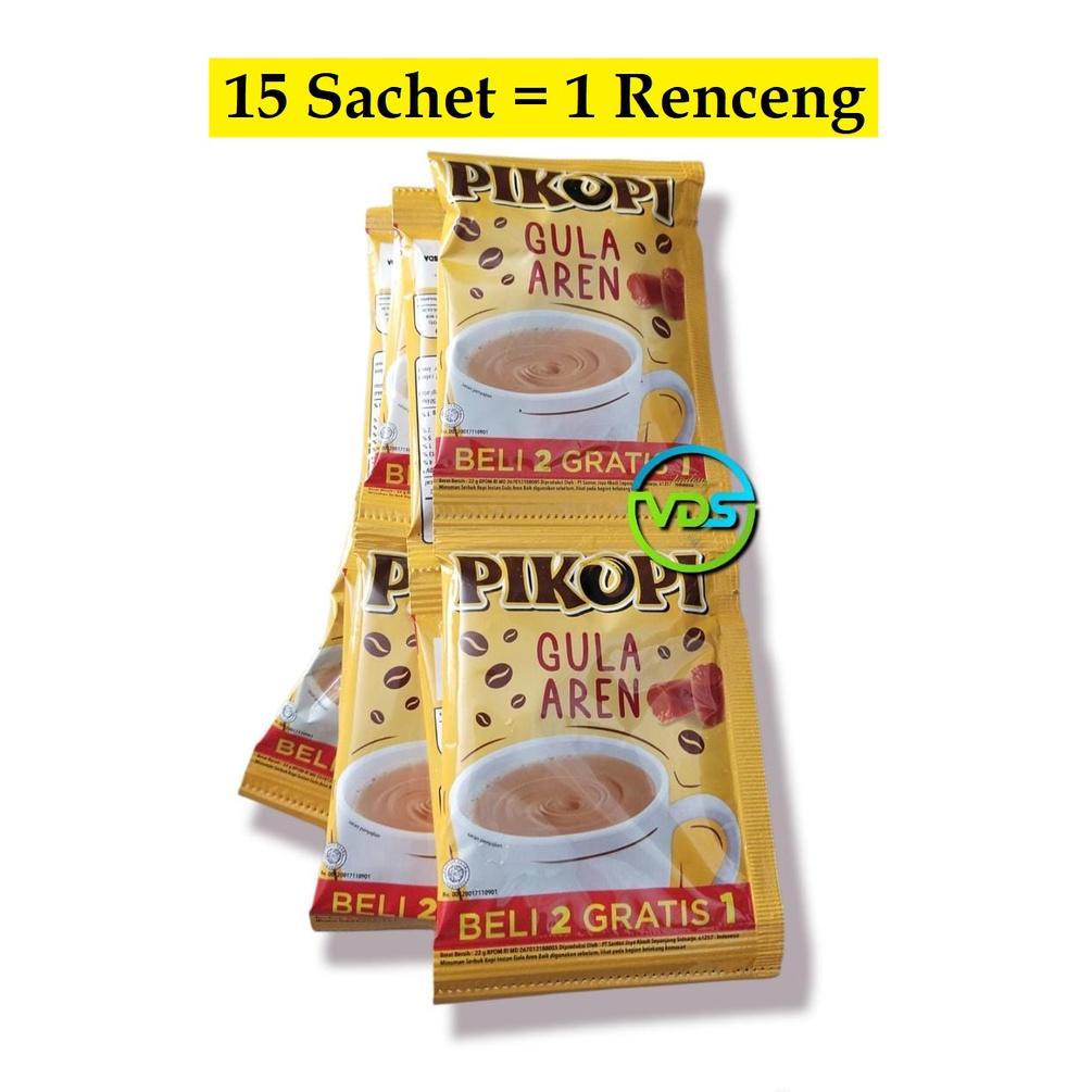 

✨ 7.7 PIKOPI Gula Aren 15 Sachet Produk Kopi Kapal Api (1 Renceng)