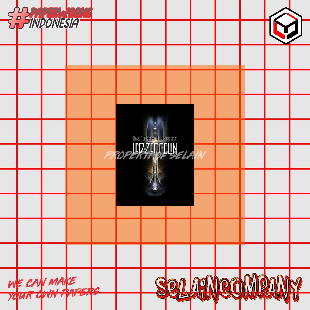 

STICKER SELAIN.CO motif musik band 'lED ZEPPEL1N'