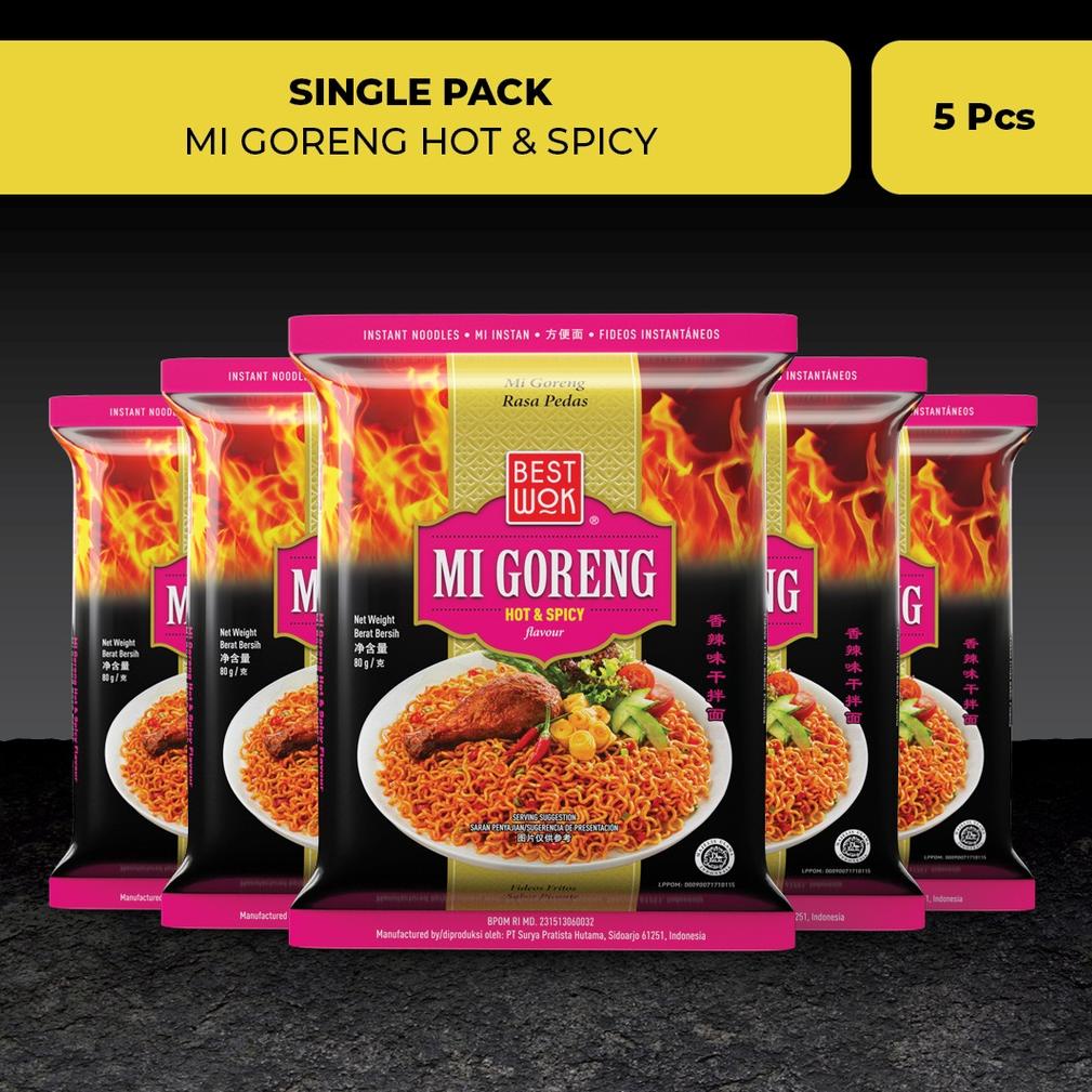 

【murah】 Best Wok Mi Goreng Hot & Spicy Single Pack (5 pcs)
