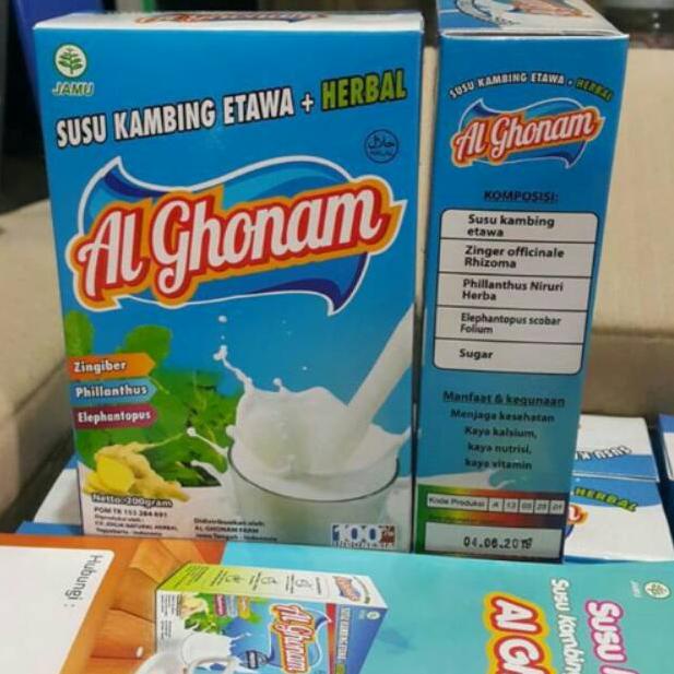 

Terbaru AL GHONAM ORIGINAL - Susu Kambing Etawa Al Ghonam Rasa Vanila | Susu Kambing Bubuk Etawa + Herbal