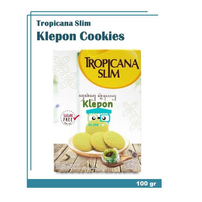 

ORIGINAL% Tropicana Slim Klepon Cookies Biskuit Diet Sugar Free 100 gr
