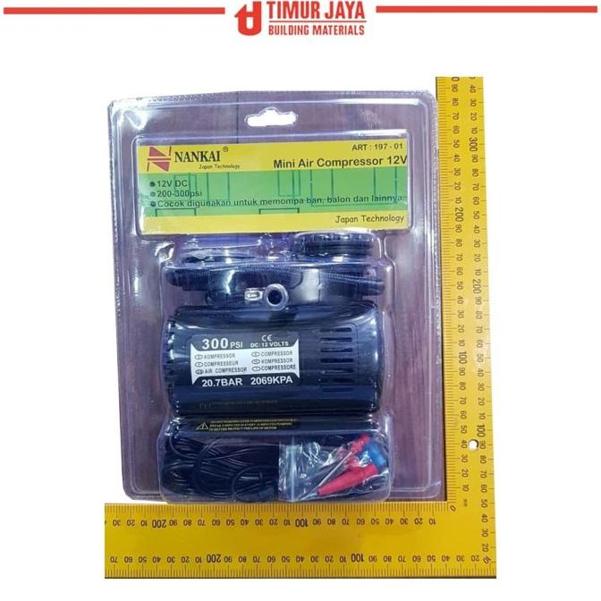 mini air compressor / pompa angin mobil / kompresor mini kenmaster