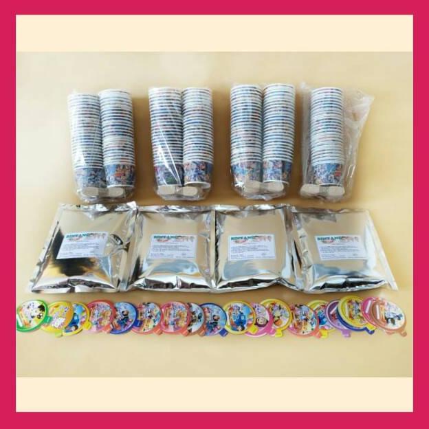 

✓ paket bubuk Es Krim komplit 4 RASA