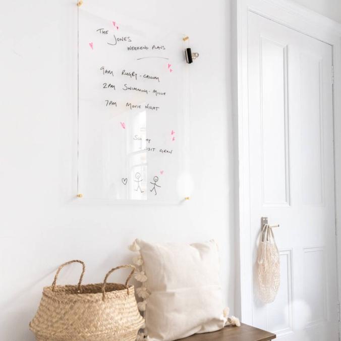 

Acrylic Plain Planner Akrilik Wall Calendar Kalender Jadwal Dinding