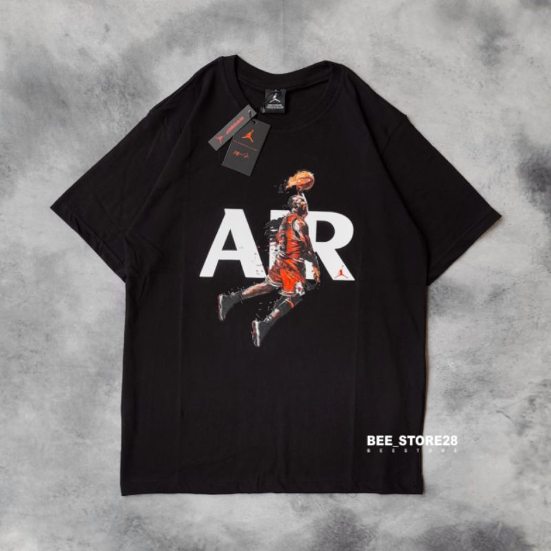 KAOS T-SHIRT AIR JORDAN JUMP BASKET BALL FULLTAG &amp; LABEL
