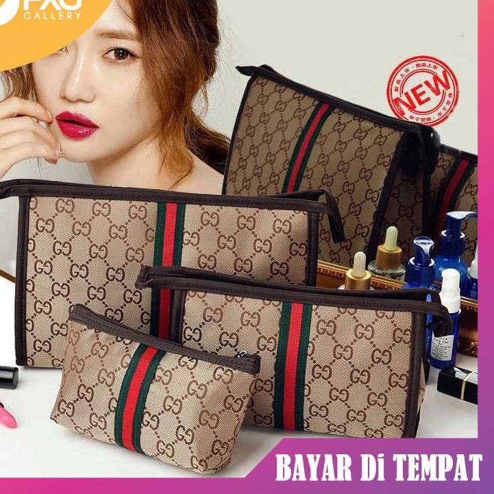 New Mart FXG - Cosmetic Bag Make Up Tas Kosmetik Pounch Organizer Tahan Air Tempat Makeup TK14 Bisa 