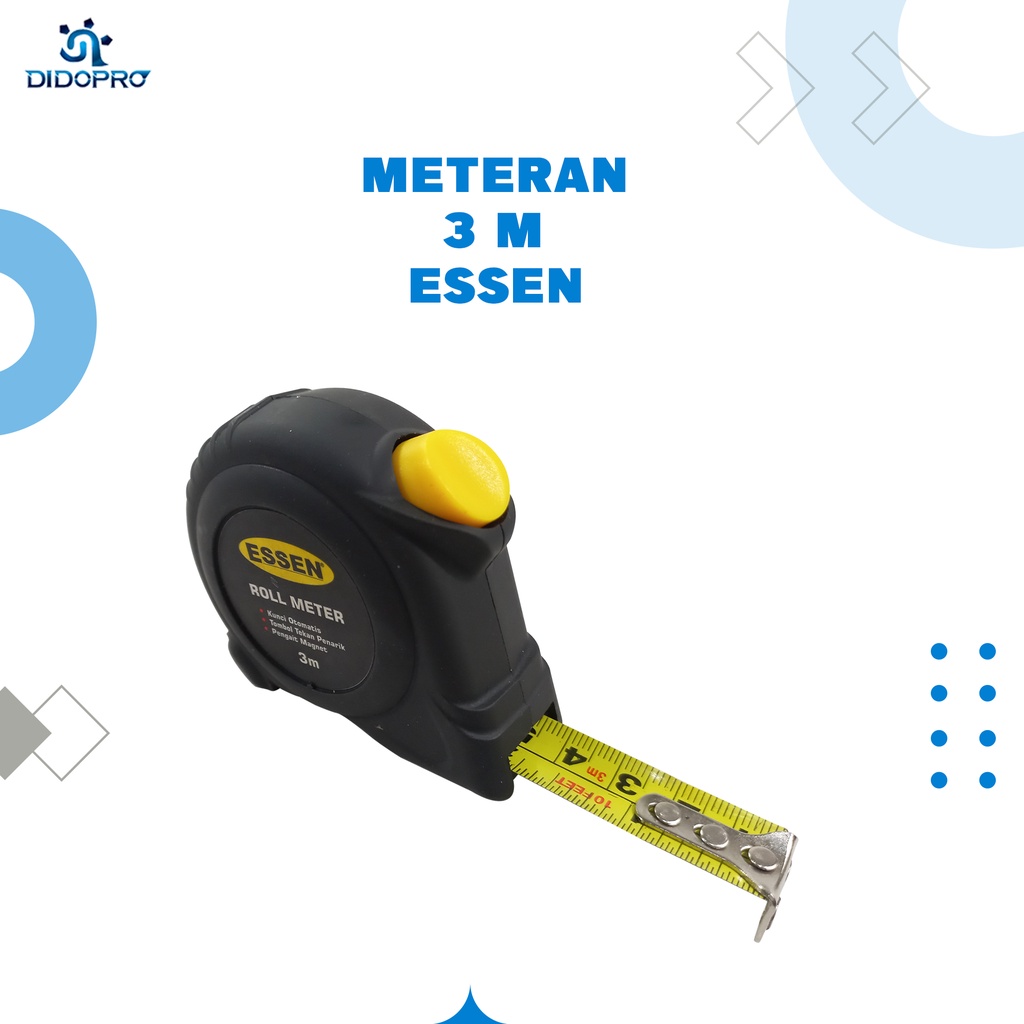 PANDA Meteran 3 Meter Alat Ukur Measuring Tape