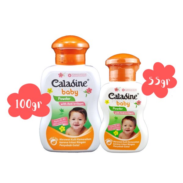 Caladine Baby Powder / Bedak Untuk Iritasi Ruam Popok Gatal pada Bayi