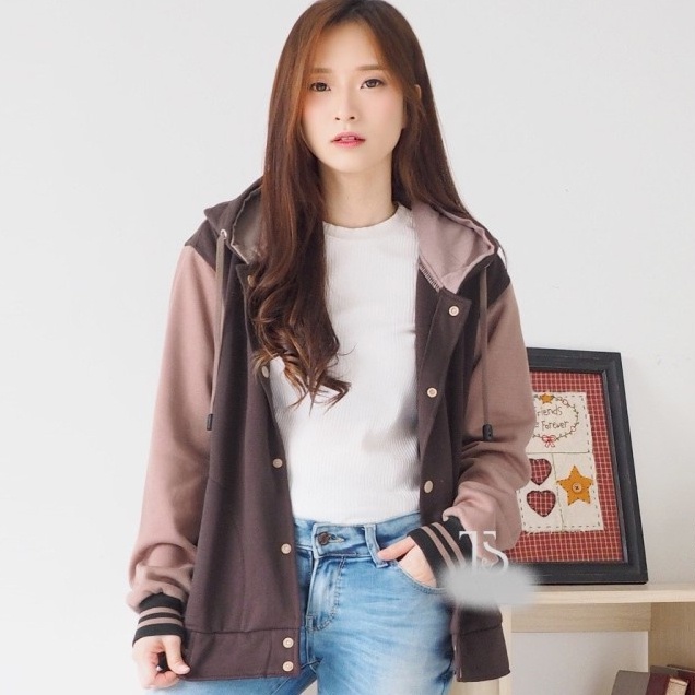 Jaket Baseball Polos Wanita Hoodie Varsity / Jaket Varsity Wanita Polos / Jaket Varsity Polos Pria W