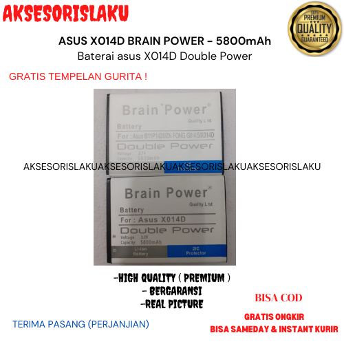 Baterai Asus X014D BRAIN POWER