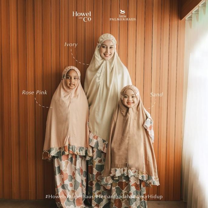 PROMO 7.7 PROMO BAJU LEBARAN MUKENA TIMELESS LEBARAN SALE LIMITED EDITION Little Palmerhaus - MUKENA / HIJAB MUSLIM anak  1-6 Tahun BAJU LEBARAN / Howel &amp; Co x LIttle Palmerhaus- Love-Bound Set Mukena &amp; Sajadah Ibu &amp; Anak Perlengkapan Sholat Edisi Lebaran