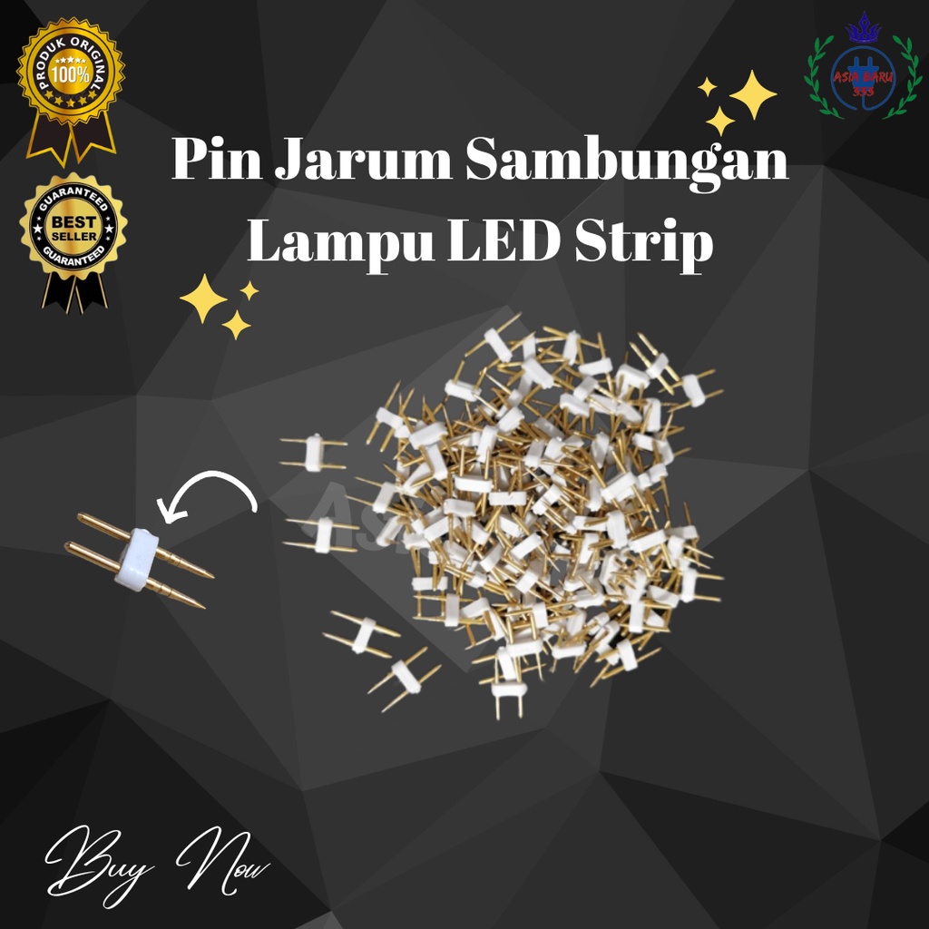 Pin Jarum Sambungan Lampu LED Strip