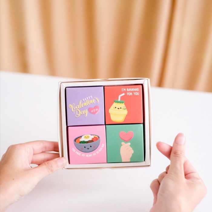 

KADO VALENTINE COKLAT KOREA- LETTER BOX CHOCOLATE 2X2