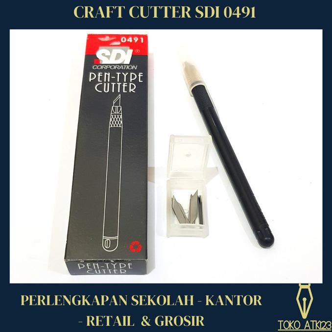 

Cutter / Pemotong Kertas / Pen-Type Cutter Merk SDI No. 0491 SALE