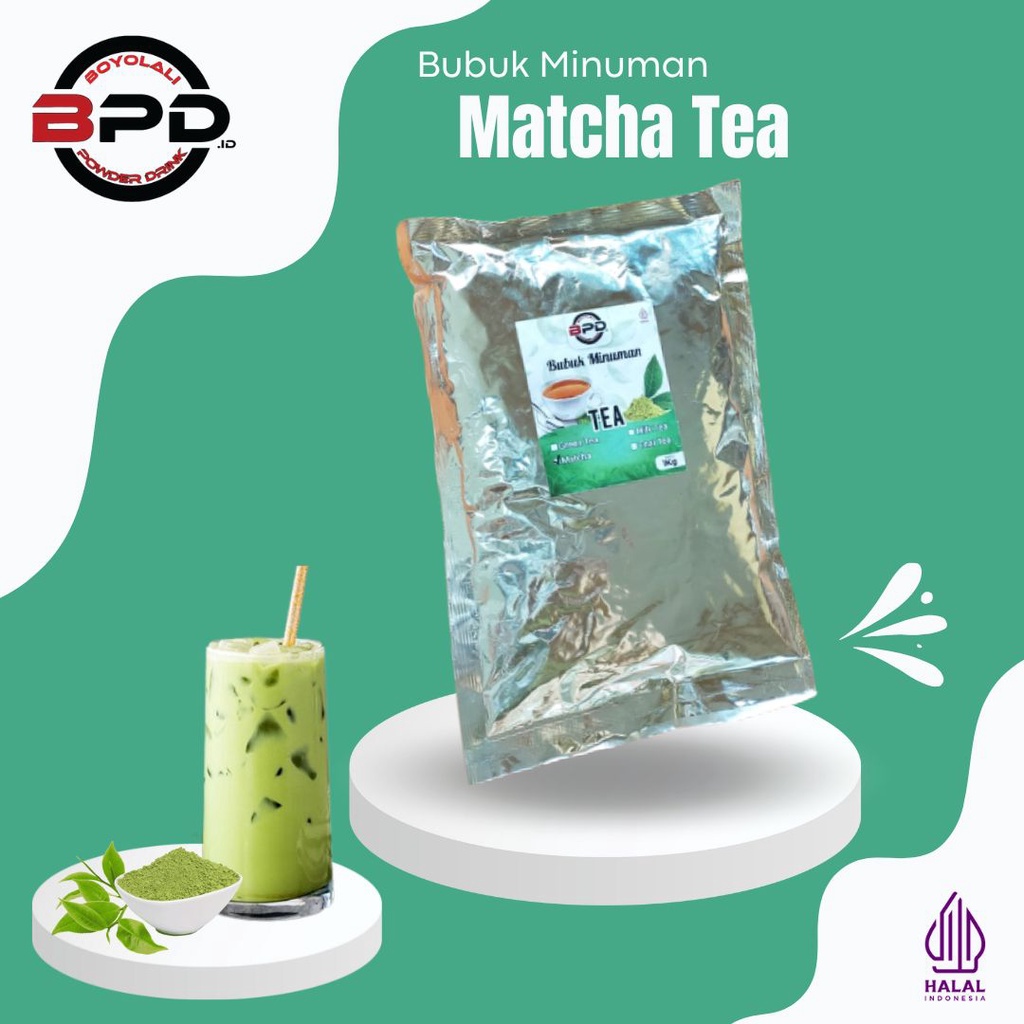 BUBUK MINUMAN RASA TEH 1KG / SERBUK MINUMAN RASA MATCHA TEA / BUBUK MINUMAN ANEKA RASA / BUBUK MINUM