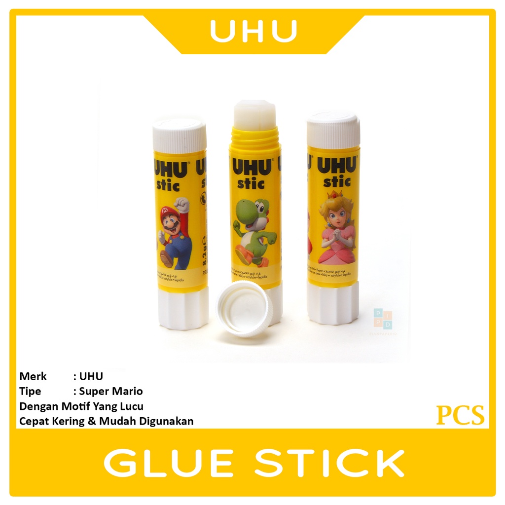 

UHU - Lem Stick Kecil 8,2g Lem Kertas - Pcs