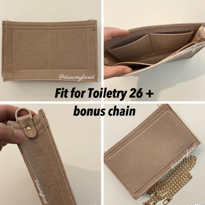 Lv toiletry 26 insert /lv toiletry 26 organizer/ lv toiletry 19 insert