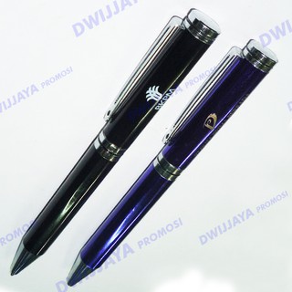 

Pulpen Metal Putar Body metal metalic bisa custom nama Murah Meriah