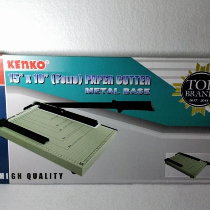 

Paper Cutter Folio / Alat Pemotong Kertas Kenko BRG BARU