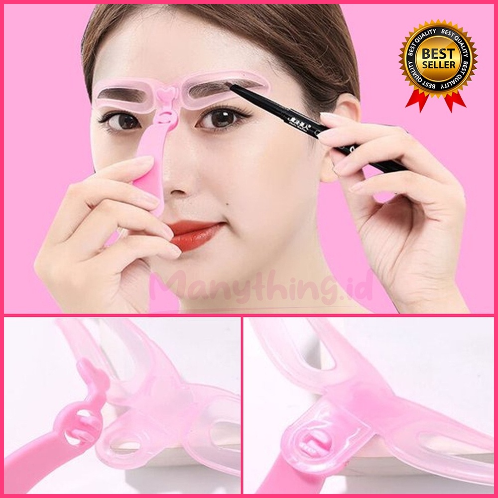 Cetakan Alis Gagang isi 1 Pcs / Alat Cetak Alis / Eyebrow Template / Pensil Alis / Cetakan Alis Gagang