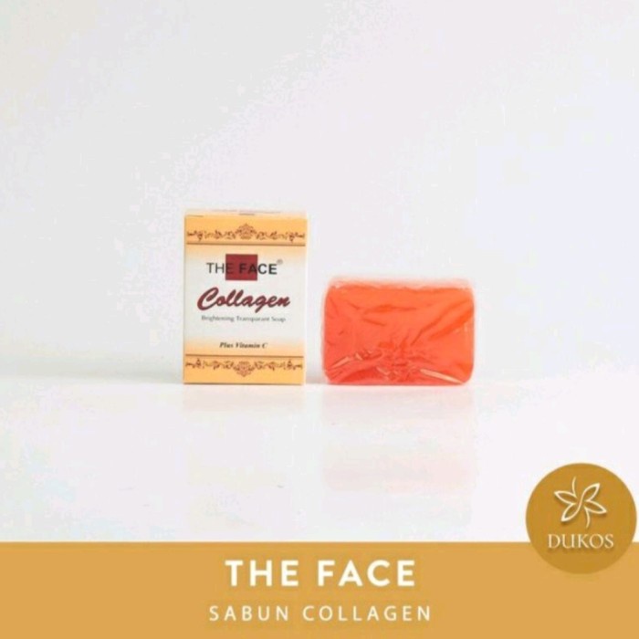 THE FACE SABUN COLLAGEN SABUN WAJAH BRIGHT BATANGAN SABUN COLAGEN 80GR