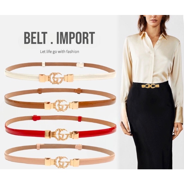 BELTSHOP NEW IKAT PINGGANG WANITA / WOMEN BELT / TALI PINGGANG FASHION 01150-01157