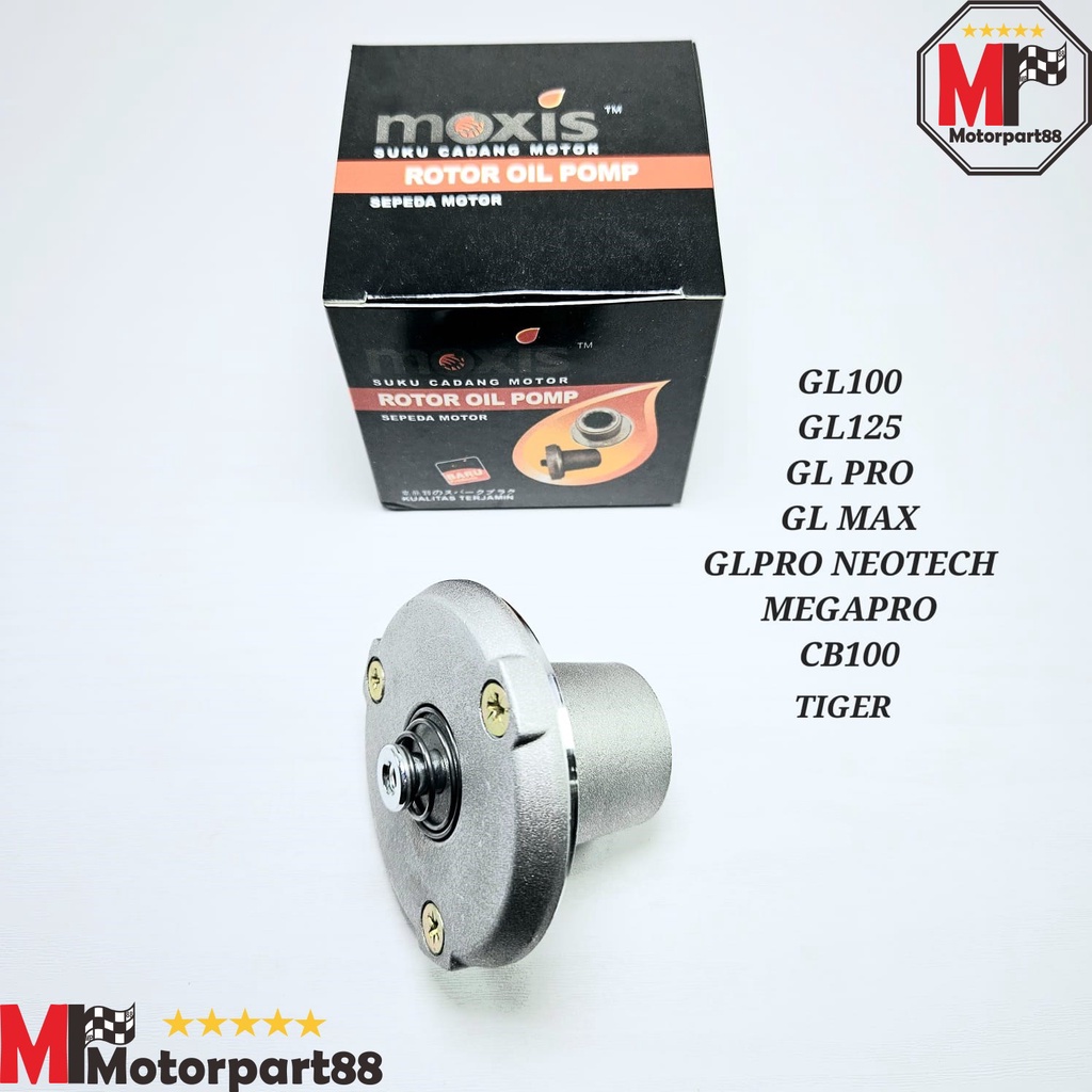 ROTOR GIGI POMPA OLI ASSY GL100 GL125 NEOTECH TIGER GL PRO CDI CB100 MEGAPRO