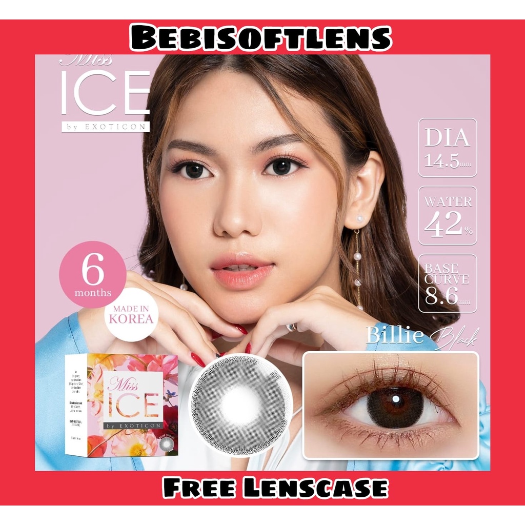 Softllens MISS ICE BY EXOTICON DIA 14.50MM NORMAL &amp; MINUS (-0.50 s/d -2.75) / BB