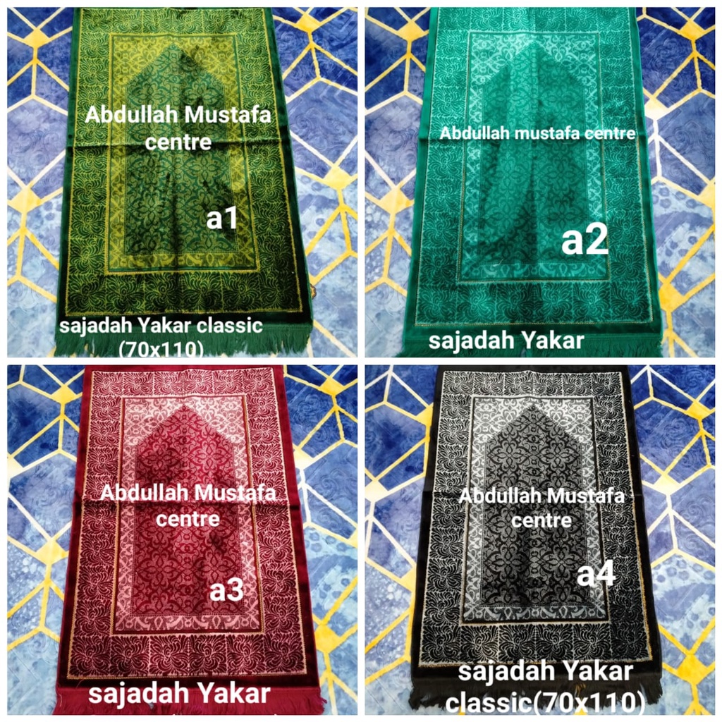 SAJADAH YAKAR ULTRA CLASSIC TURKEY/ Sajadah Yakar TURKI Wangi / sajadah TURKI