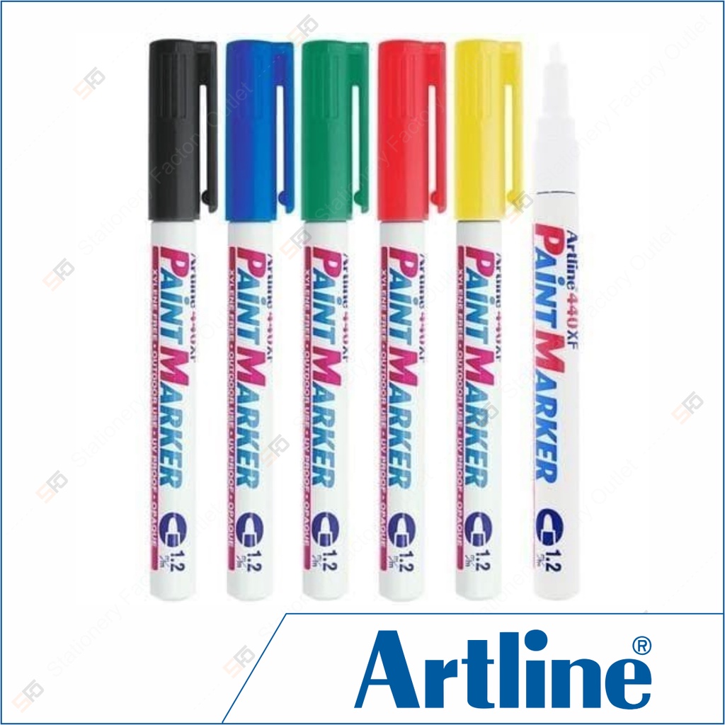 

Spidol Artline Paint Marker Fine Tip EK-440XF - Permanent 1.2 mm