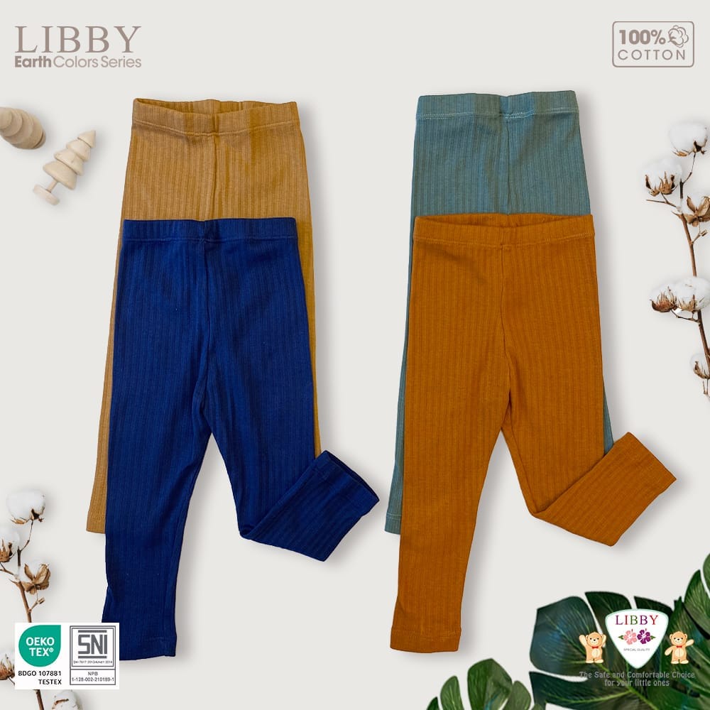 Libby Legging Jasper Rib Unisex - Legging Anak Unisex/ Bawahan Anak 1 Pcs