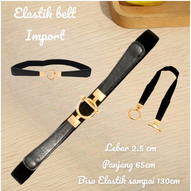 BELTSHOP NEW TALI PINGGANG WANITA/IKAT PINGGANG KARET IMPORT 01160-01166