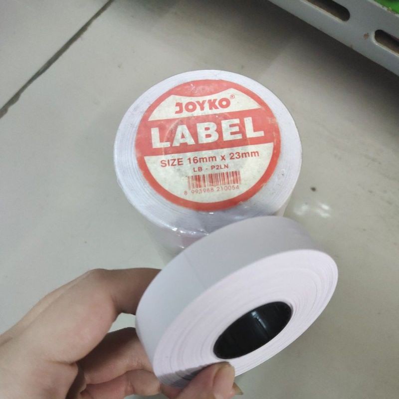 Label LB-P2LN (2 baris) / Label harga 2 line Joyko