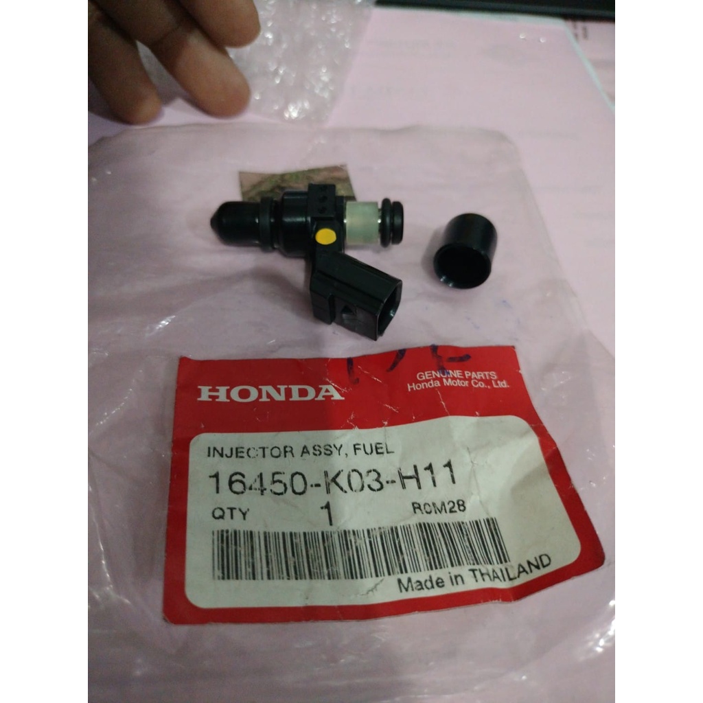 INJECTOR ASSY FUEL 16450K03H11 WAVE 110 SCR 110 MSX 125 EX5 110 WAVE DASH110 ORIGINAL ASLI AHM HONDA