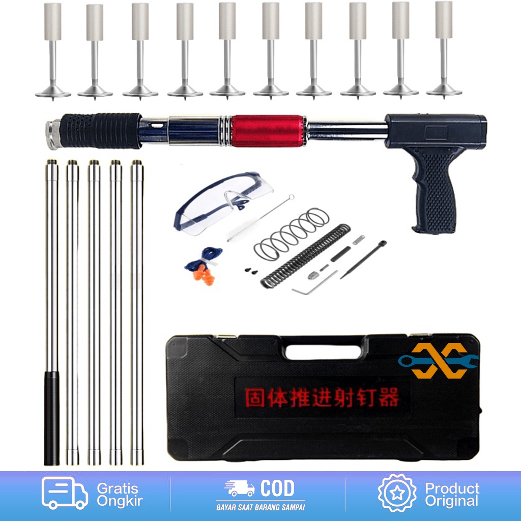 New Manual Steel Nails Gun Rivet Tufting Nail Gun Ceiling Concrete Wall Anchor Wire Fastening Nailer