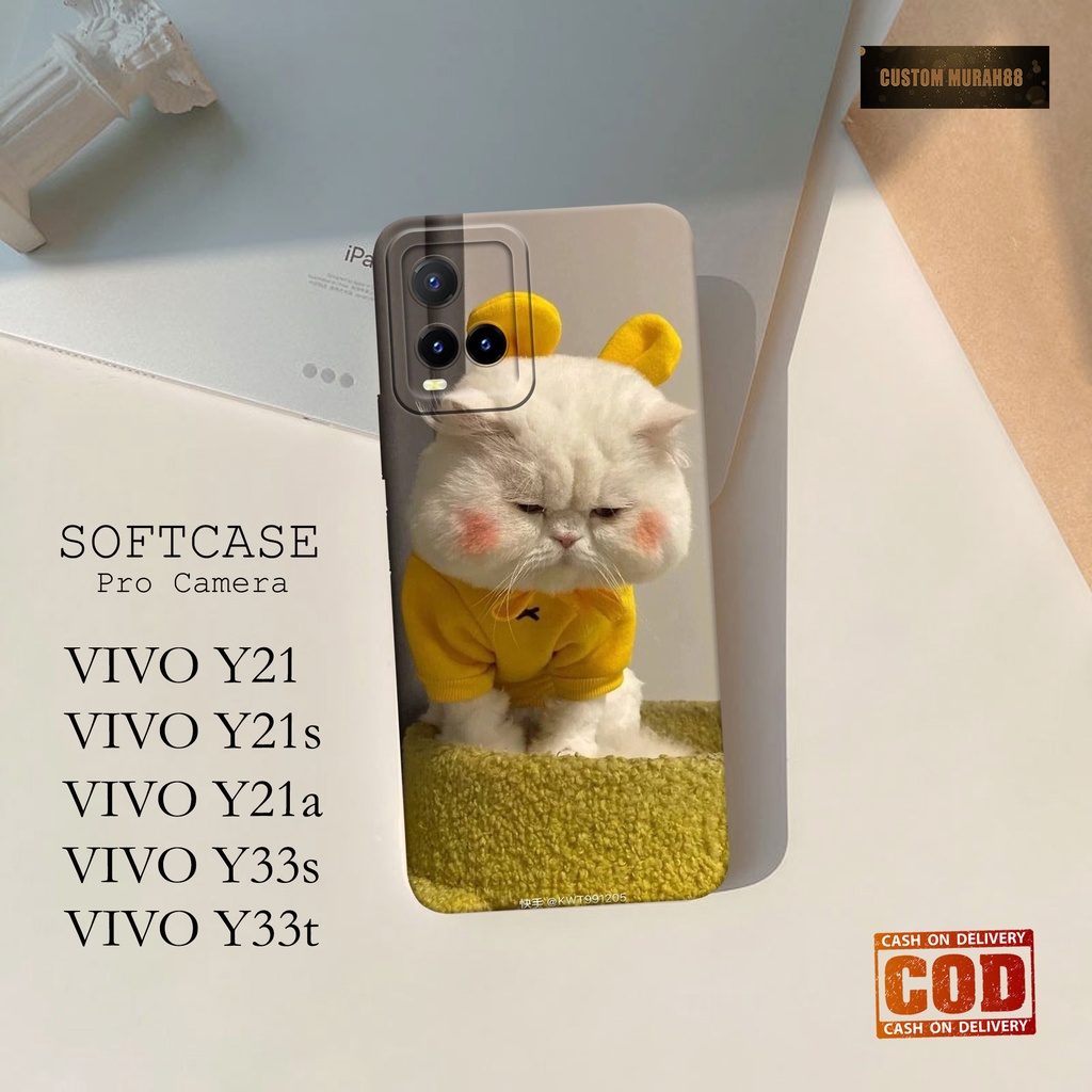 Case Hp Vivo Y21 / Y21s / Y21a / Y33s / Y33t Terbaru - Fashion Case CATS - Casing Hp Vivo Y21/Vivo Y
