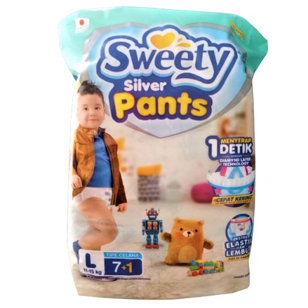 SWEETY Silver Pants L 7+1 - Tipe Celana