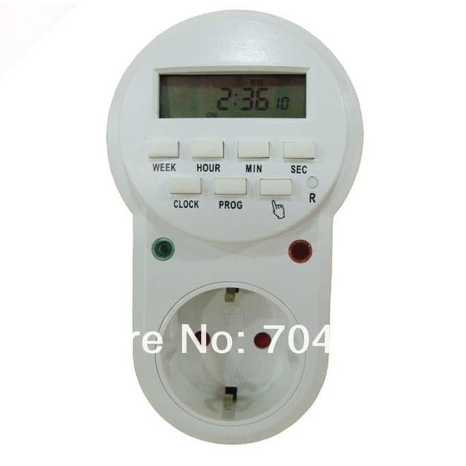 LCD Stop Kontak Timer Digital Sampai Detik