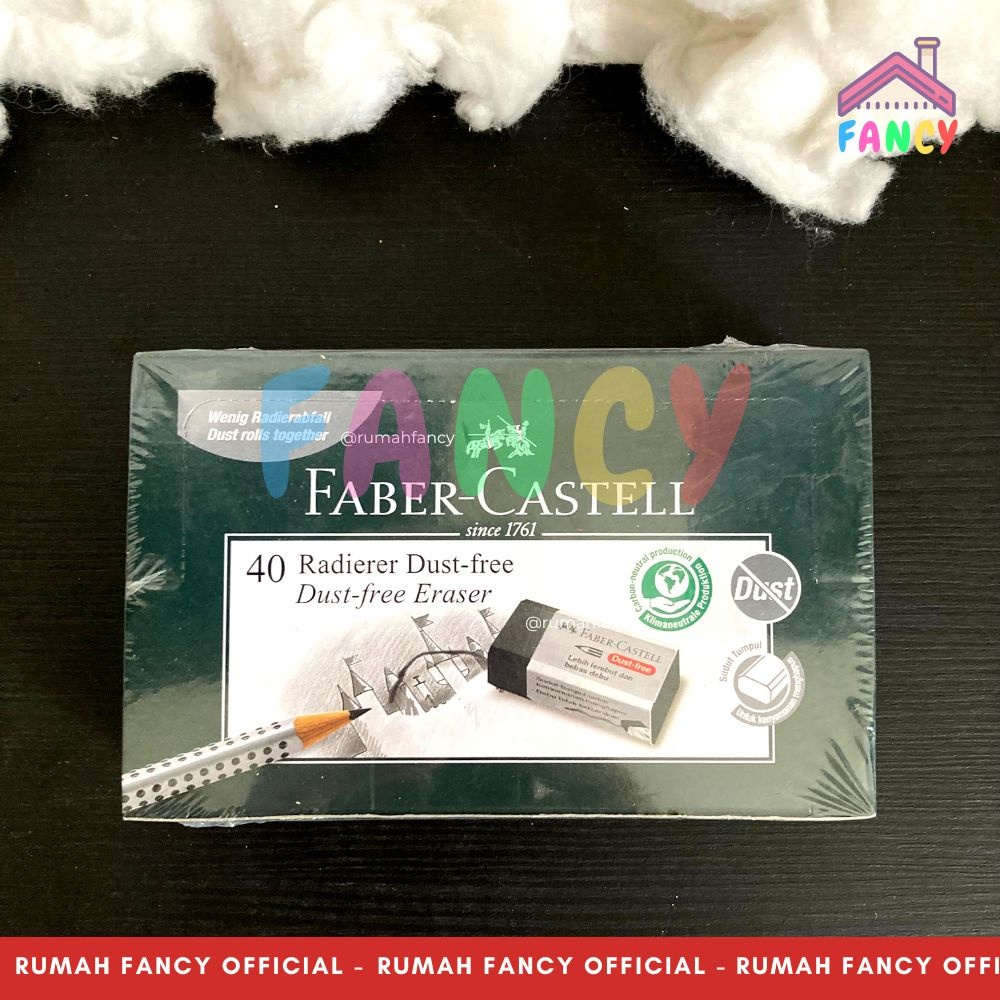 

Penghapus Pensil Stip Faber Castell Dust-Free Hitam / Putih