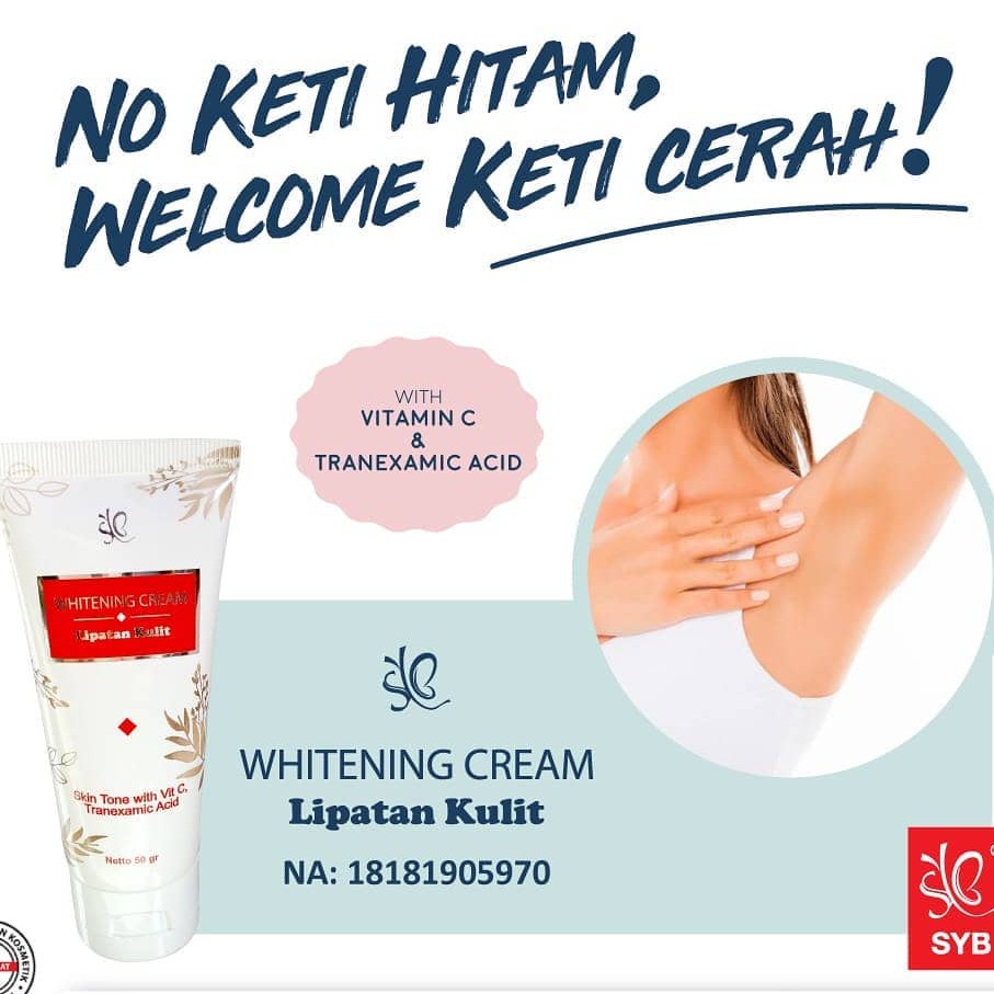 MFI - SYB Whitening Cream Lipatan Kulit | BPOM