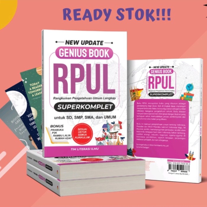 Terlaris Buku New Update Genius Book Rpal Dan Rpul Superkomplet Edisi Terbaru