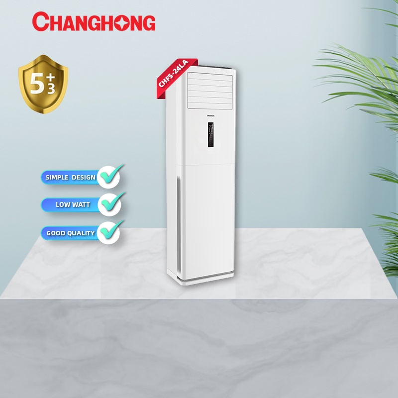 CHANGHONG AC Split Follow Standing Cabinet Machine 3PK - CHFS-24LA [INDOOR + OUTDOOR UNIT ONLY] [ECO MODE] [TURBO MODE] [MODE SENYAP]