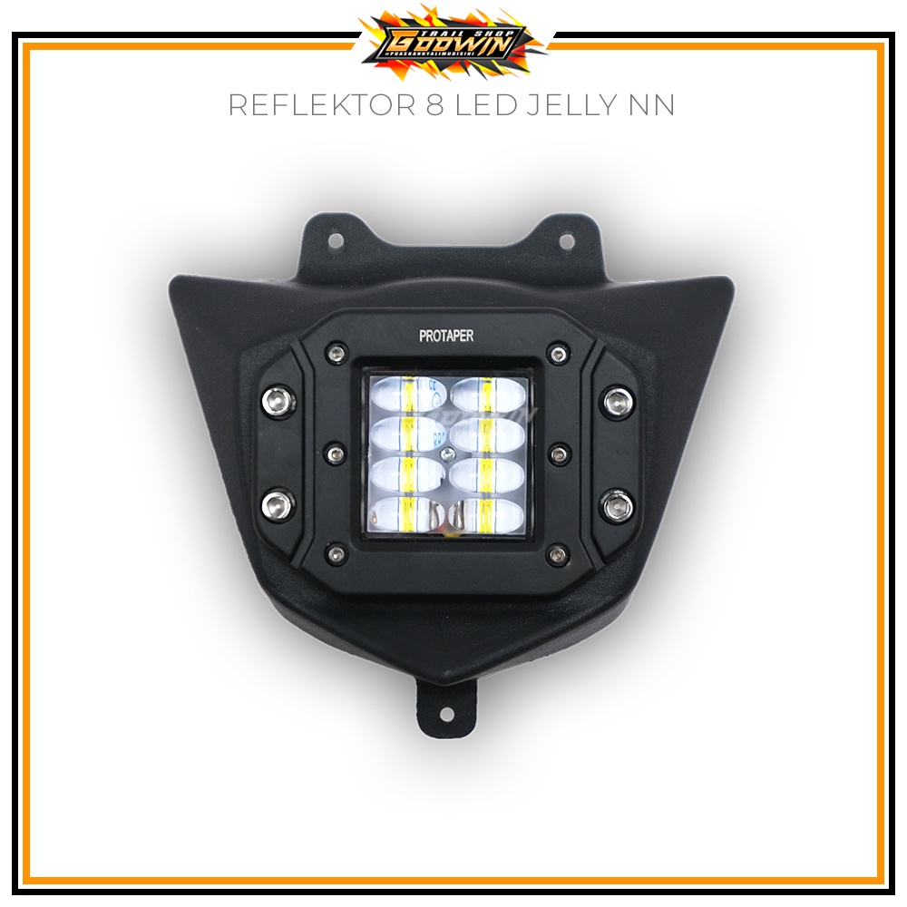 Reflektor LED HRV Lampu Depan 8 LED JELLY / 12 LED CRF 150L KLX BIGFOOT DTRACKER NEW Yamaha WR 155 Terbaru