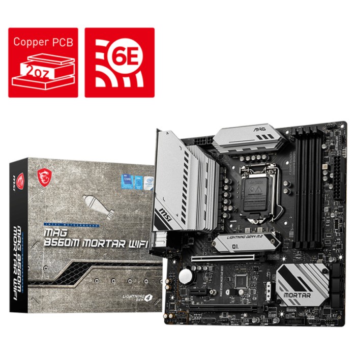 Pc Msi Mag B560M Mortar Wifi Intel Lga1200 Motherboard