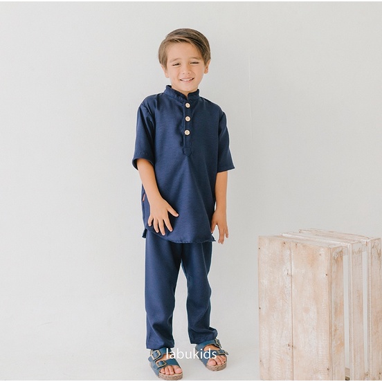 Labu Kids Kafa Koko Set - Setelan Baju Koko Celana Panjang Anak Laki Laki Raya Collection