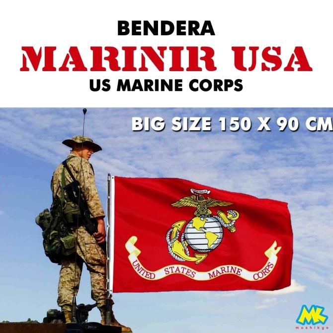 Bendera Korps Marinir Amerika / US Marine Flag