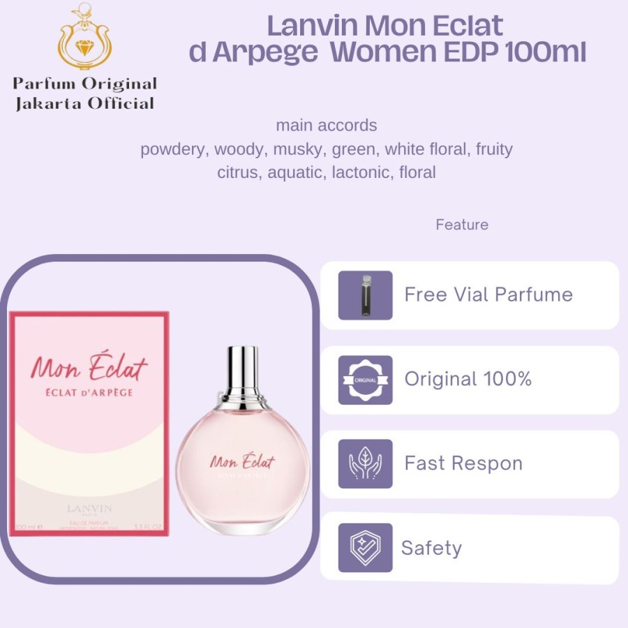Parfum Parfume Perfume Asli Perawatan Kecantikan Original Import Branded Wanita Perempuan Cewek Lanv