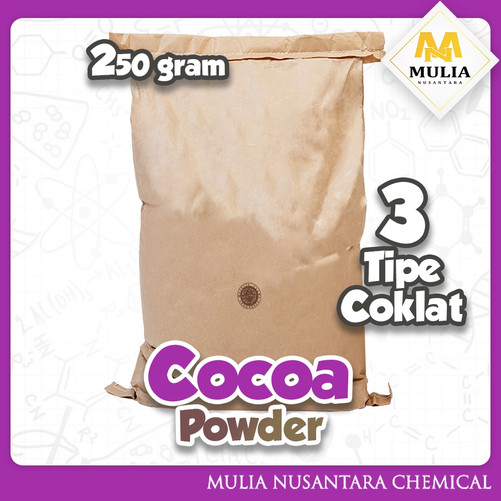 

Cocoa Powder Mulia Nusantara (Perisa Coklat Inti - Plain) 250 gram