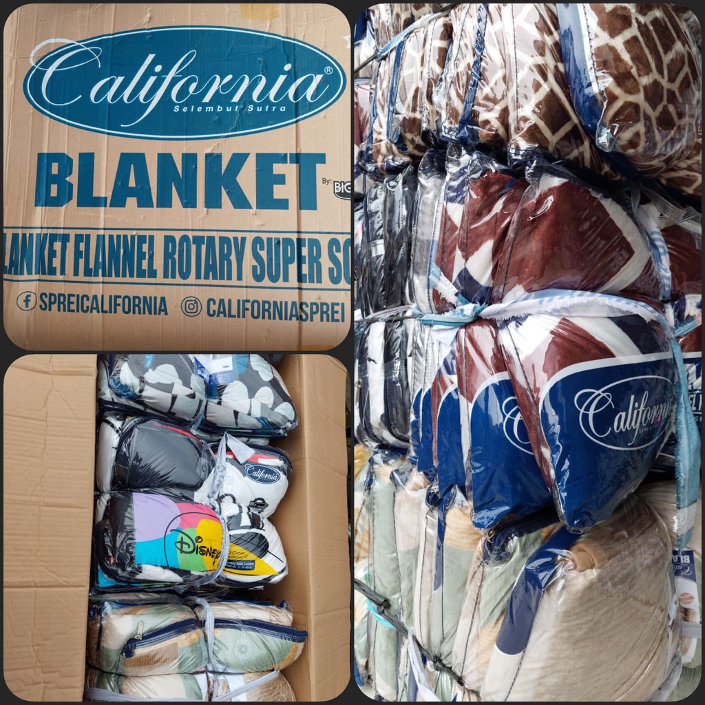 Selimut California From My love Ukuran 160 x 200